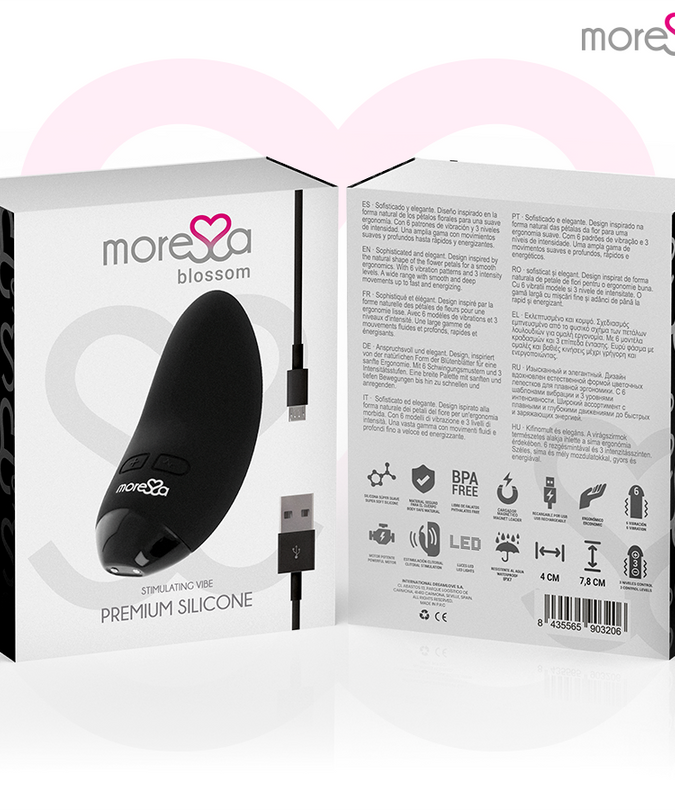 MORESSA - BLOSSOM ZWARTE VIBRATOR