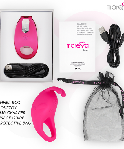MORESSA - BRAD PREMIUM SILICONE RECHARGEABLE PINK