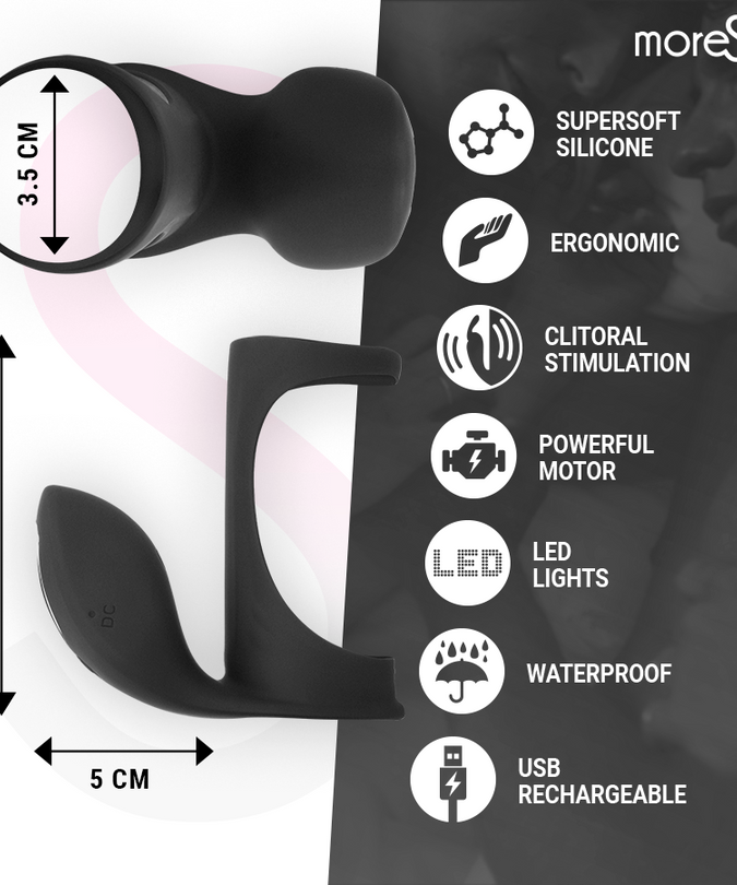 MORESSA - BRANDON VIBRATOR RING WITH COVER