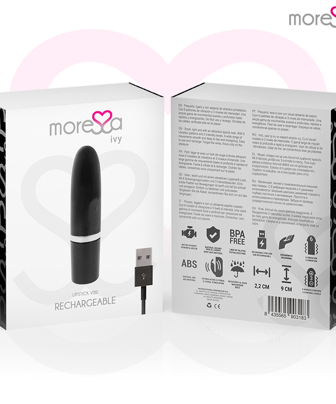 Moressa – Ivy Vibrator Stimulator Travel Black