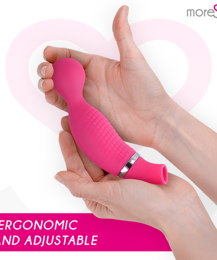 MORESSA - KIRK DUO SUCTION + MULTI-PERFORMANCE MASSAGER PREMIUM SILICONE RECHARGEABLE