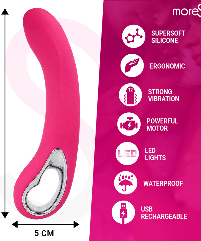 Moressa – Nelson Core Silicone Rechargeable Vibrator