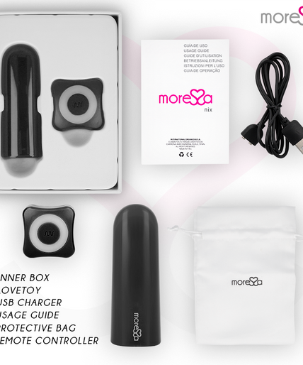MORESSA - NIX VIBRATOR REMOTE CONTROL BLACK