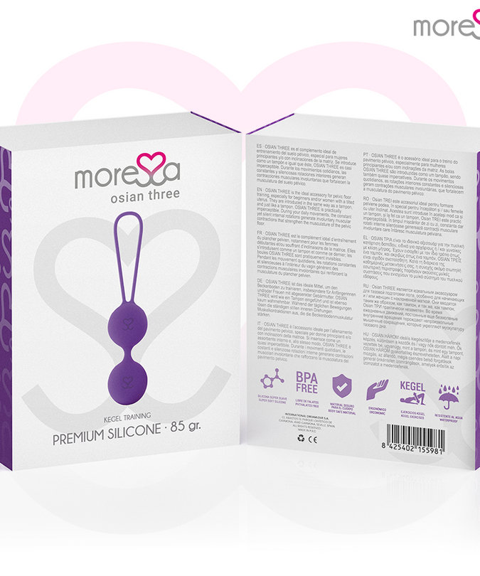 MORESSA - OSIAN THREE PREMIUM LILA SILICONEN