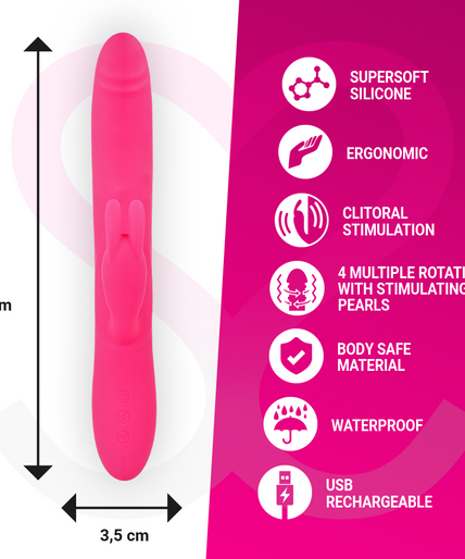 MORESSA - SOMER PREMIUM VIBRATOR WITH MULTIPLE ROTATION