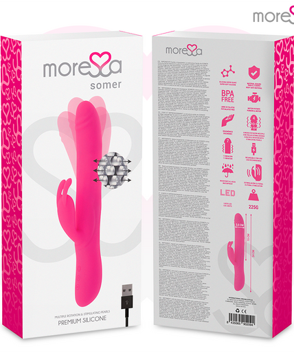 MORESSA - SOMER PREMIUM VIBRATOR WITH MULTIPLE ROTATION