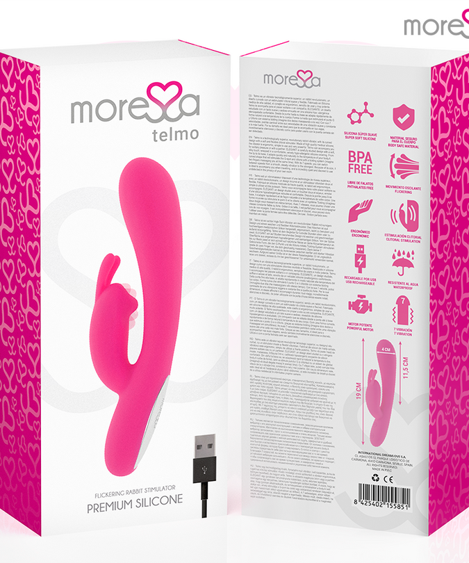 MORESSA - TELMO PREMIUM SILICONEN OPLAADBAAR