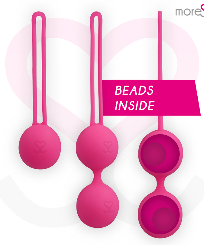 MORESSA - OSIAN SET PREMIUM SILICONE ROZE (Osian One - 51 g | Osian Two - 101 g | Osian Three 85 g)