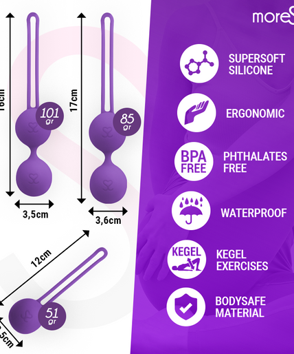 MORESSA - OSIAN SET PREMIUM LILAC SILICONE
