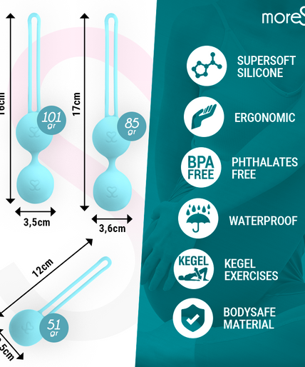MORESSA - OSIAN SET PREMIUM TURQUOISE SILICONE