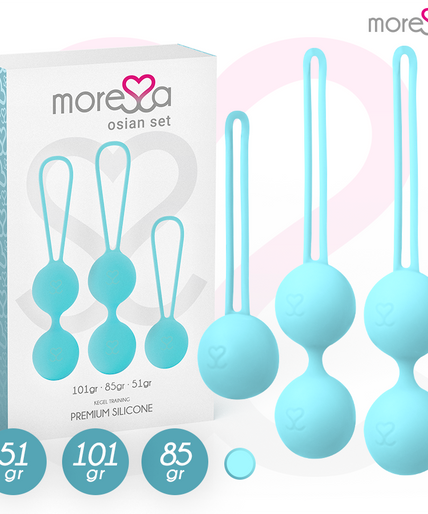 MORESSA - OSIAN SET PREMIUM TURQUOISE SILICONE