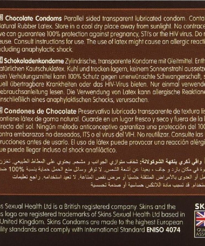 Skins – Chocolade Basic Condooms Pak 4