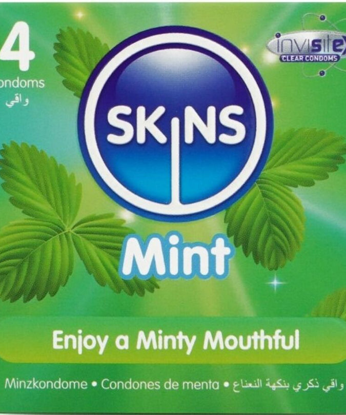 SKINS - MINT PREMIUM CONDOMS PAK 4