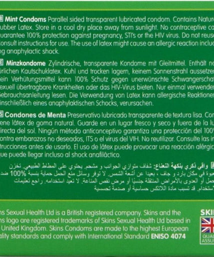 SKINS - MINT PREMIUM CONDOMS PACK 4