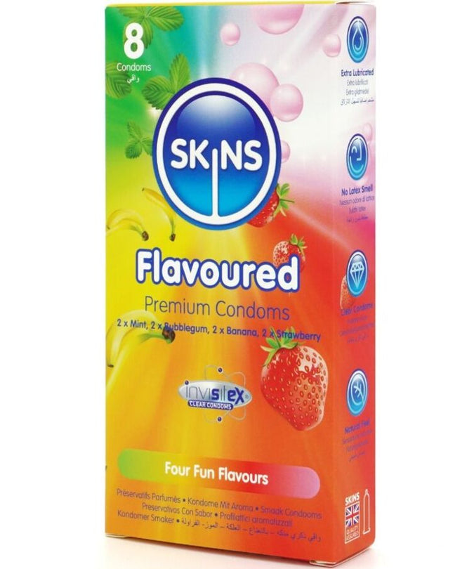 Skins – Multi Flavors Core Condoms Pack 8