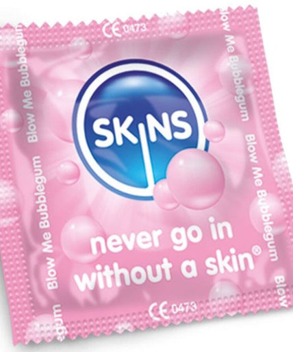 SKINS - BUBBLEGUM PREMIUM CONDOMS PACK 8