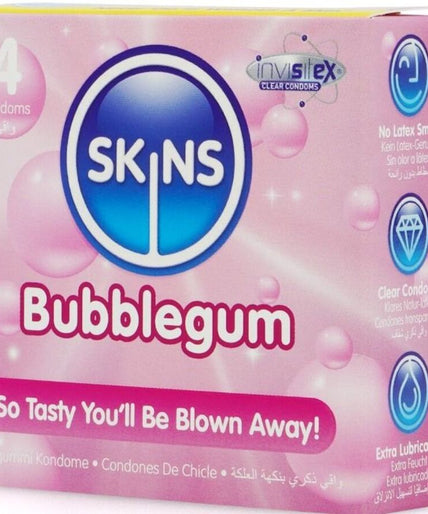 Skins – Bubblegum Basic Condooms Pak 4