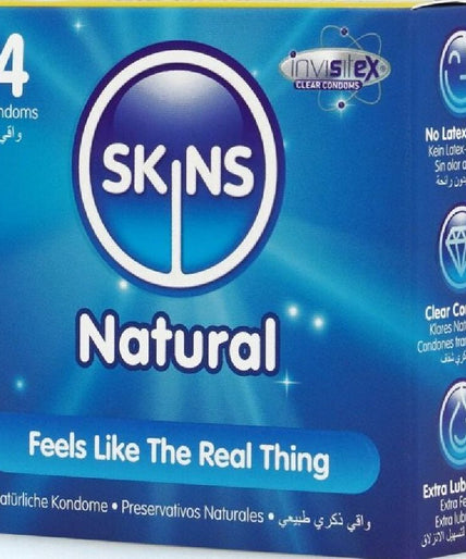 SKINS - NATURAL PREMIUM CONDOMS PACK 4