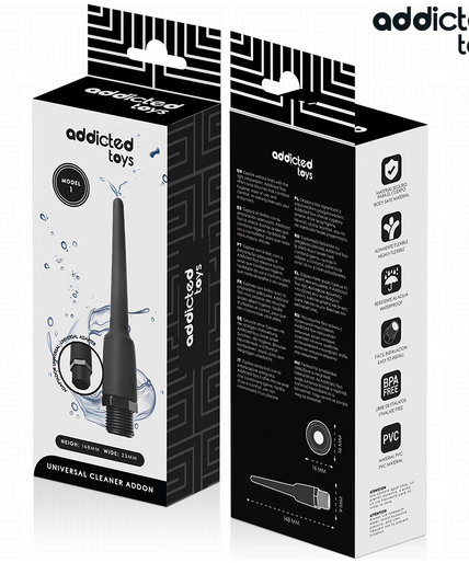 ADDICTED TOYS - ANAALREINIGER MET UNIVERSELE ADAPTER MODEL 1