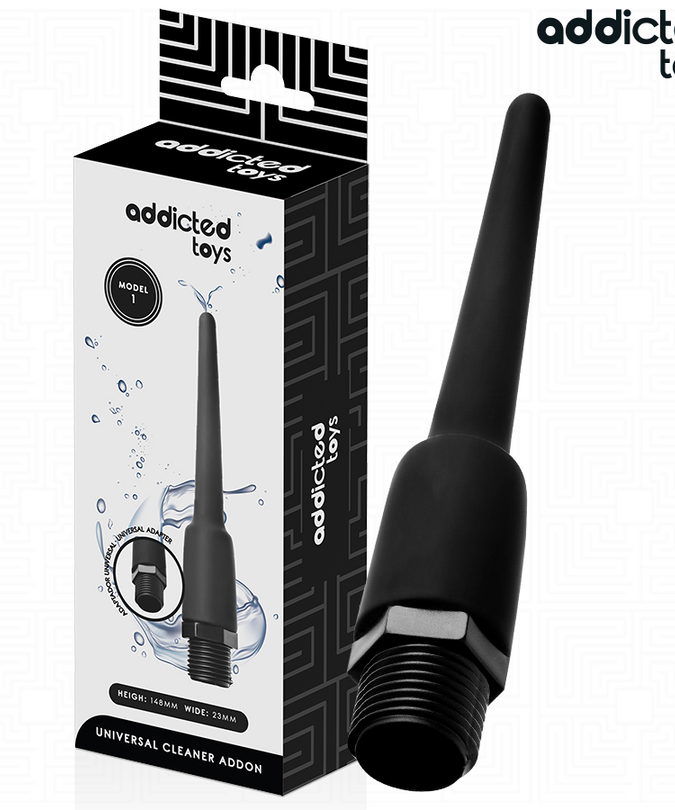 ADDICTED TOYS - ANAL CLEANER WITH UNIVERSAL ADAPTER MODEL 1