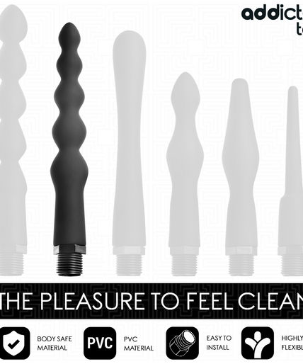 ADDICTED TOYS - ANAALREINIGER MET UNIVERSELE ADAPTER MODEL 5