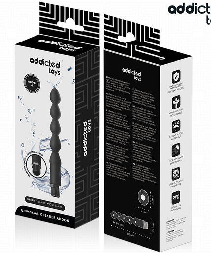 ADDICTED TOYS - ANALREINIGER MET UNIVERSELE ADAPTER MODEL 6