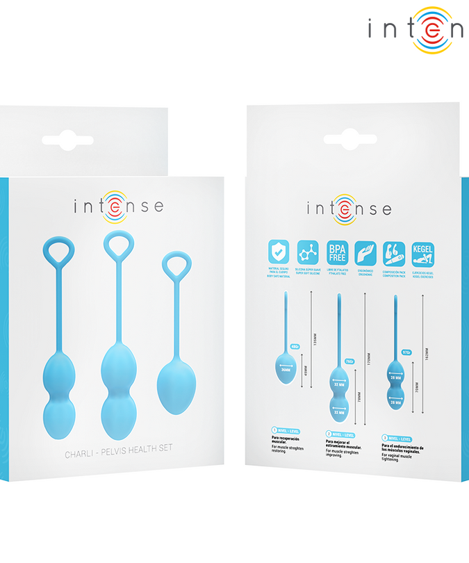 INTENSE - CHARLI KEGELBAL KIT OCEAANBLAUW