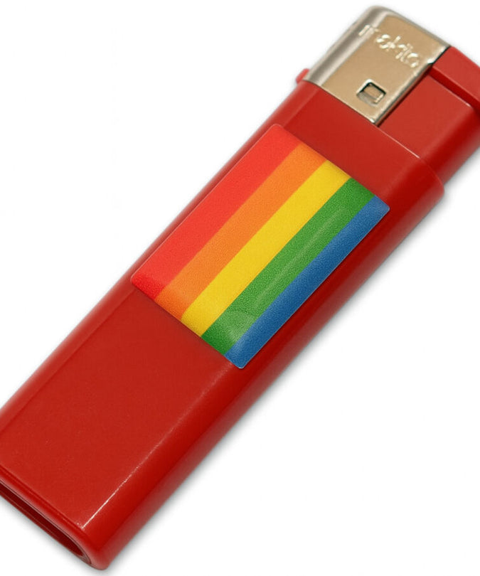PRIDE - LICHTER ROOD MET LHBT-VLAG