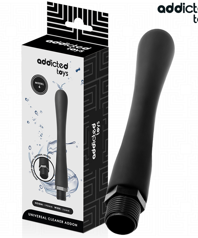 ADDICTED TOYS - ANAALE REINIGER MET UNIVERSELE ADAPTER MODEL 4