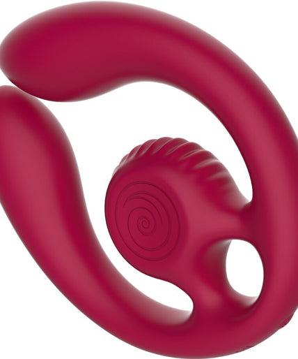 SNAIL VIBE - GIZI DUO COUPLES STIMULATOR REMOTE CONTROL BURGUNDY