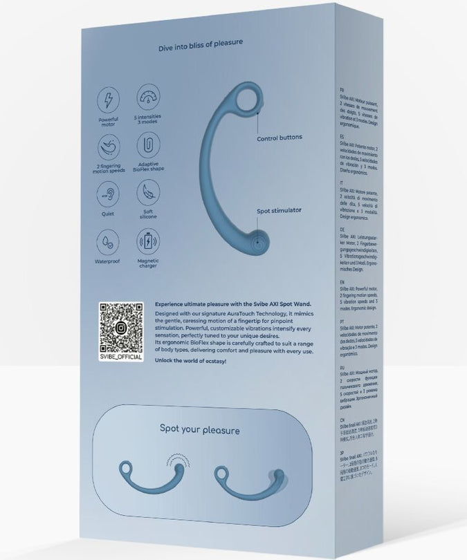 SNAIL VIBE - AXI TRILLENDE MASSAGESTAAF BLAUW