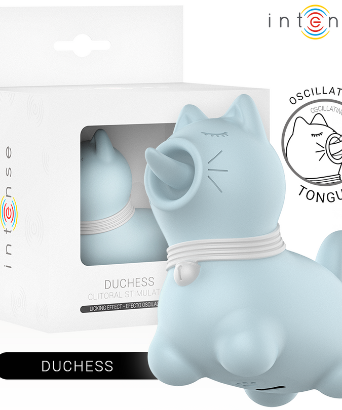 INTENSE - DUCHESS STIMULATOR WITH ROTATING TONGUE 360º BLUE