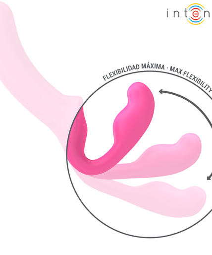 INTENSE - AMY DOUBLE VIBRATOR 20 CM PINK REMOTE CONTROL