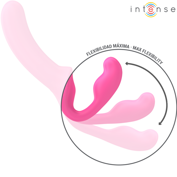Intense – Amy Double Vibrator 20 Cm Pink Remote Control