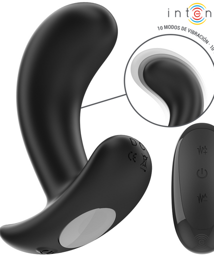 INTENSE - CHANDLER ANAL PLUG 10 VIBRATIONS BLACK REMOTE CONTROL