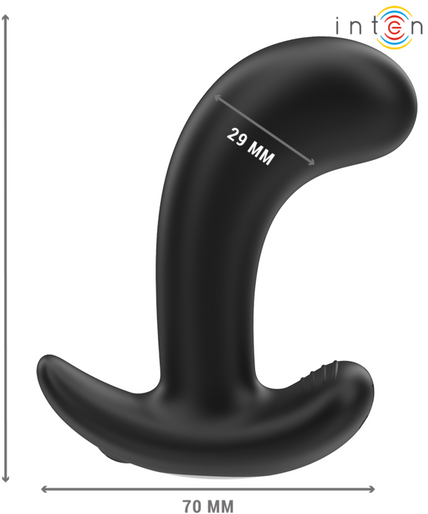 INTENSE - CHANDLER ANAL PLUG 10 VIBRATIONS BLACK REMOTE CONTROL