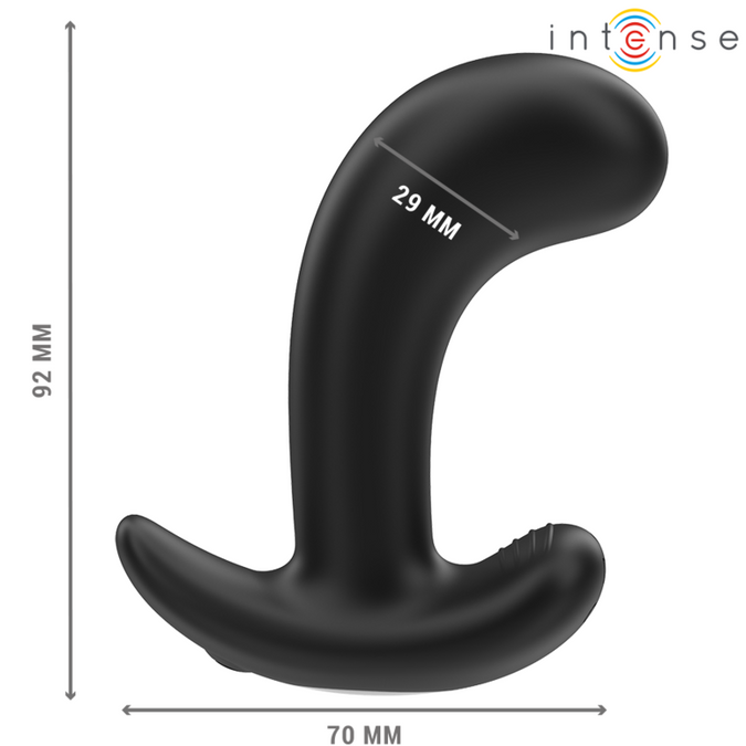 Intense – Chandler Anal Plug 10 Vibrations Black Remote Control