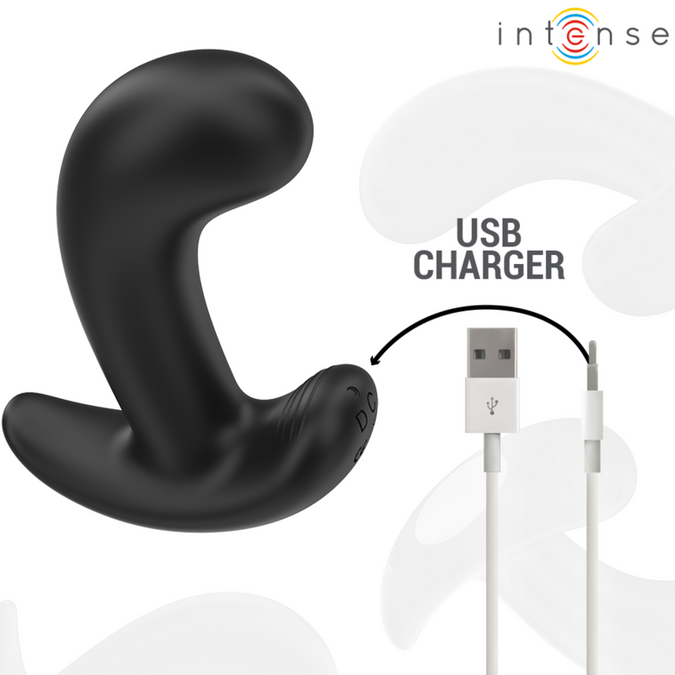 Intense – Chandler Anal Plug 10 Vibrations Black Remote Control