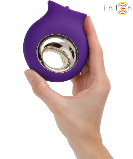 INTENSE - TULI CLITORIS STIMULATOR 9 VIBRATIONS & 9 OSCILLATIONS PURPLE