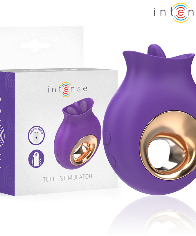INTENSE - TULI CLITORISSTIMULATOR 9 TRILLINGEN & 9 OSCILLATIES PAARS