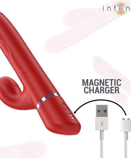 INTENSE - LELE MULTIFUNCTION VIBRATOR ROTATING & OSCILLATION & STIMULATION RED