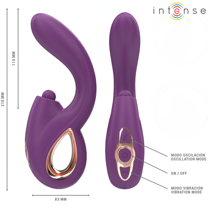 INTENSE - LALI MULTIFUNCTIONELE G-SPOT VIBRATOR TIKKEN & STOTEN & TRILLEN PAARS