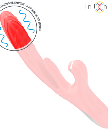 INTENSE - KAROL MULTIFUNCTION VIBRATOR THRUST & STIMULATION & STIMULATING WAVES RED