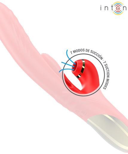 INTENSE - KAROL MULTIFUNCTION VIBRATOR THRUST & STIMULATION & STIMULATING WAVES RED
