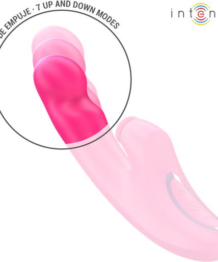 INTENSE - EMI VIBRATOR 13.5 CM MULTIFUNCTION 3 IN 1 10 VIBRATIONS PINK