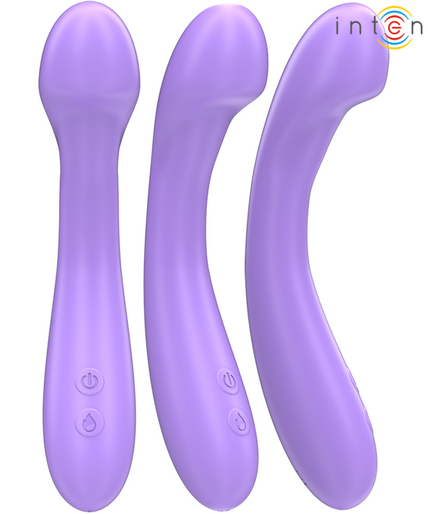 INTENSE - BECKY VIBRATOR 19 CM HEATABLE 7 VIBRATIONS PURPLE