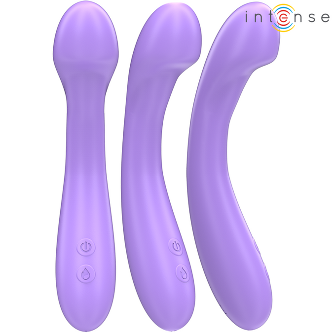 Intense – Becky Vibrator 19 Cm Heatable 7 Vibrations Purple