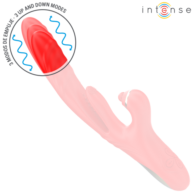 Intense – Rosalia Multifunktionsvibrator 3 in 1 Rot