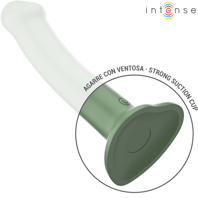 Intense – Becca vibrator met zuignap 10 vibraties groen met afstandsbediening