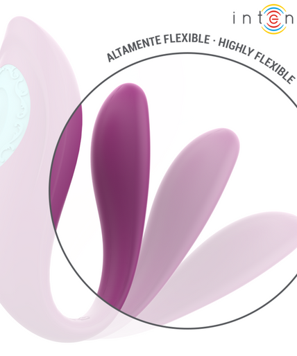 INTENSE - ANNIE U-SHAPED VIBRATOR AND STIMULATOR PURPLE REMOTE CONTROL